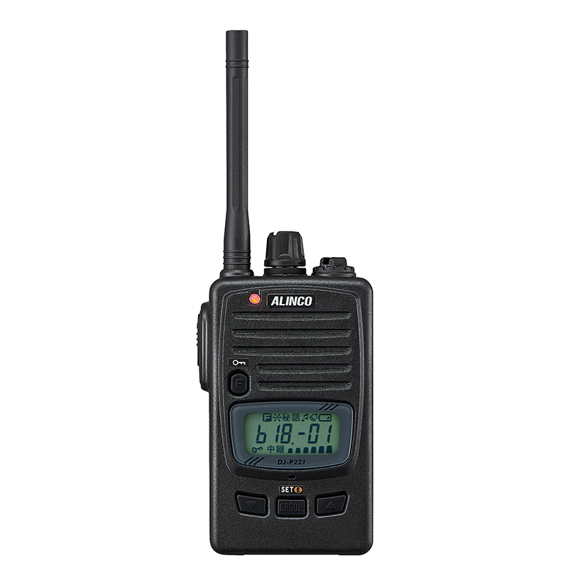 アルインコ　DJ-P221L　特定小電力トランシーバー　防水・防塵　47ch　中継対応