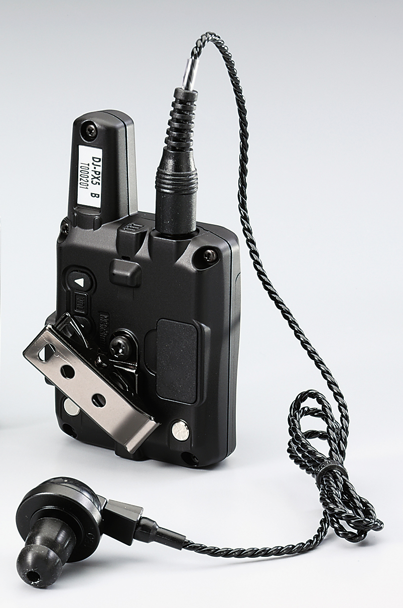 超小型特定小電力トランシーバー ラペルトーク DJ-PX5シリーズ